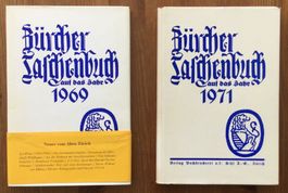 2 x Zürcher Taschenbuch: 1969 und 1971