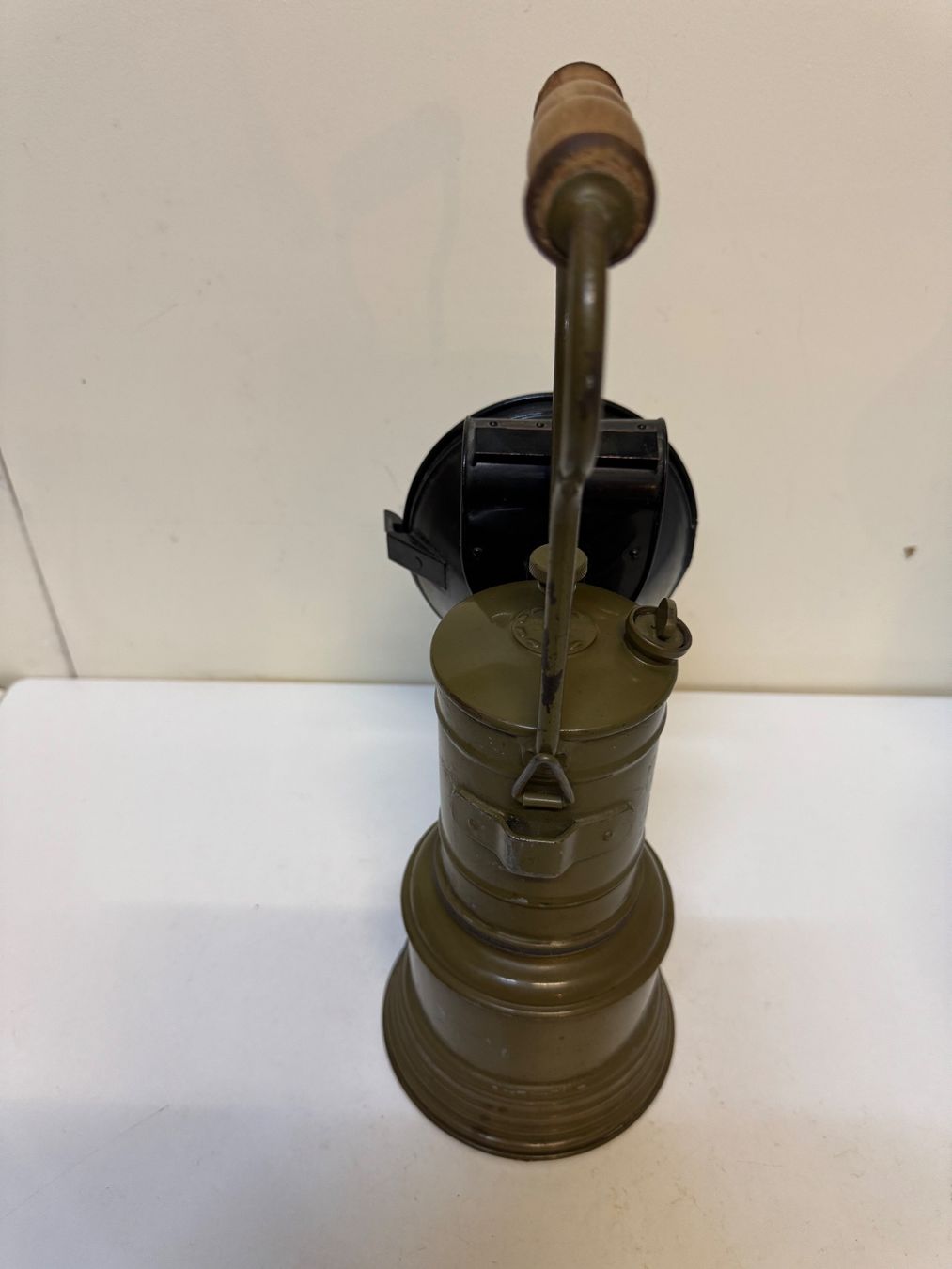 Lampade: Scheinwerfer Karbidlampe Karbidlaterne der Schweizer Armee – Usato da bad ragaz venduto da shopizol 3