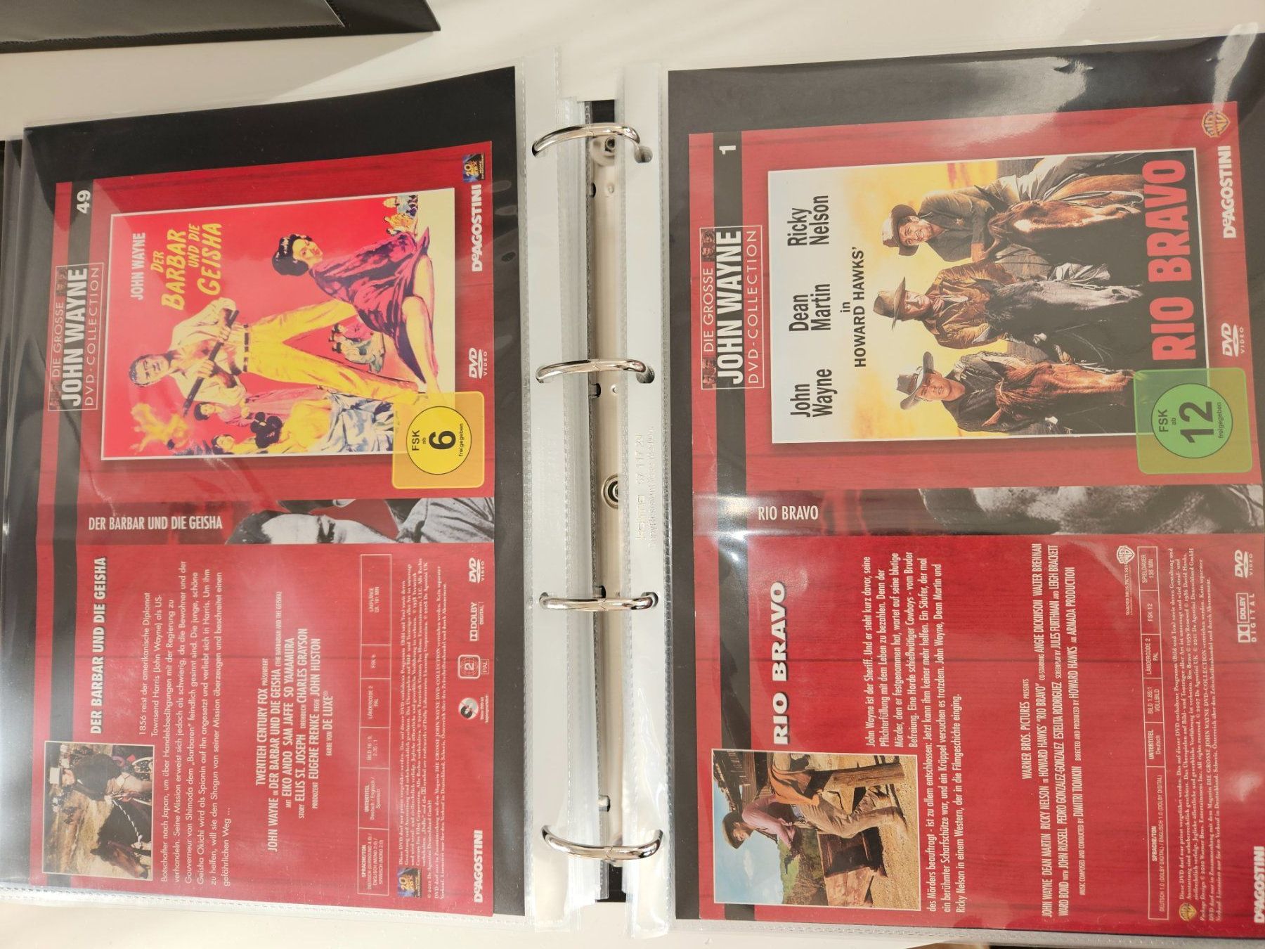 Tutti i DVDs: John Wayne Collection - 110 Stk. DVD De Agostini u.a. & Buch – Usato da Gunzwil venduto da Charro03 4