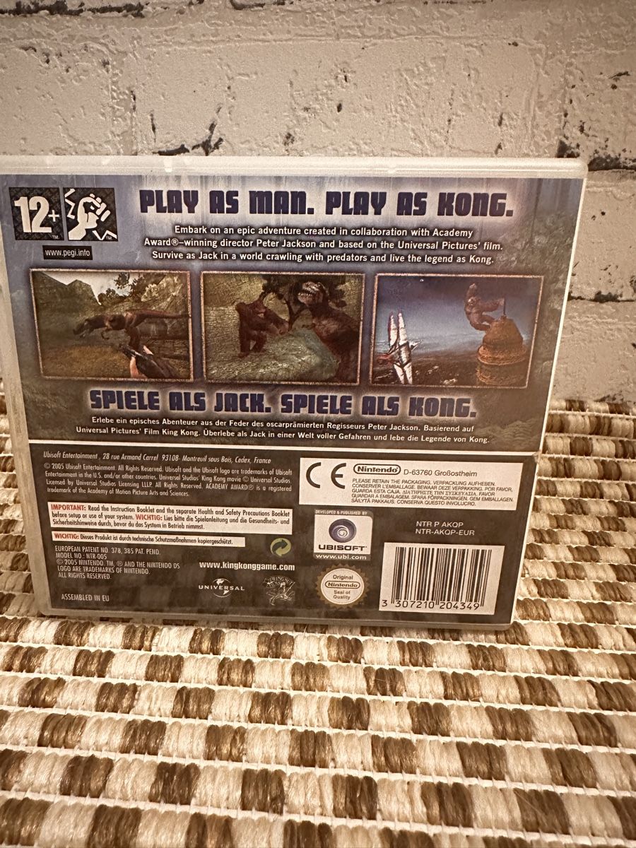 Nintendo Giochi: Peter Jackson's King Kong - NDS Spiel  – Usato da Hägendorf venduto da tyl_kzs2 1