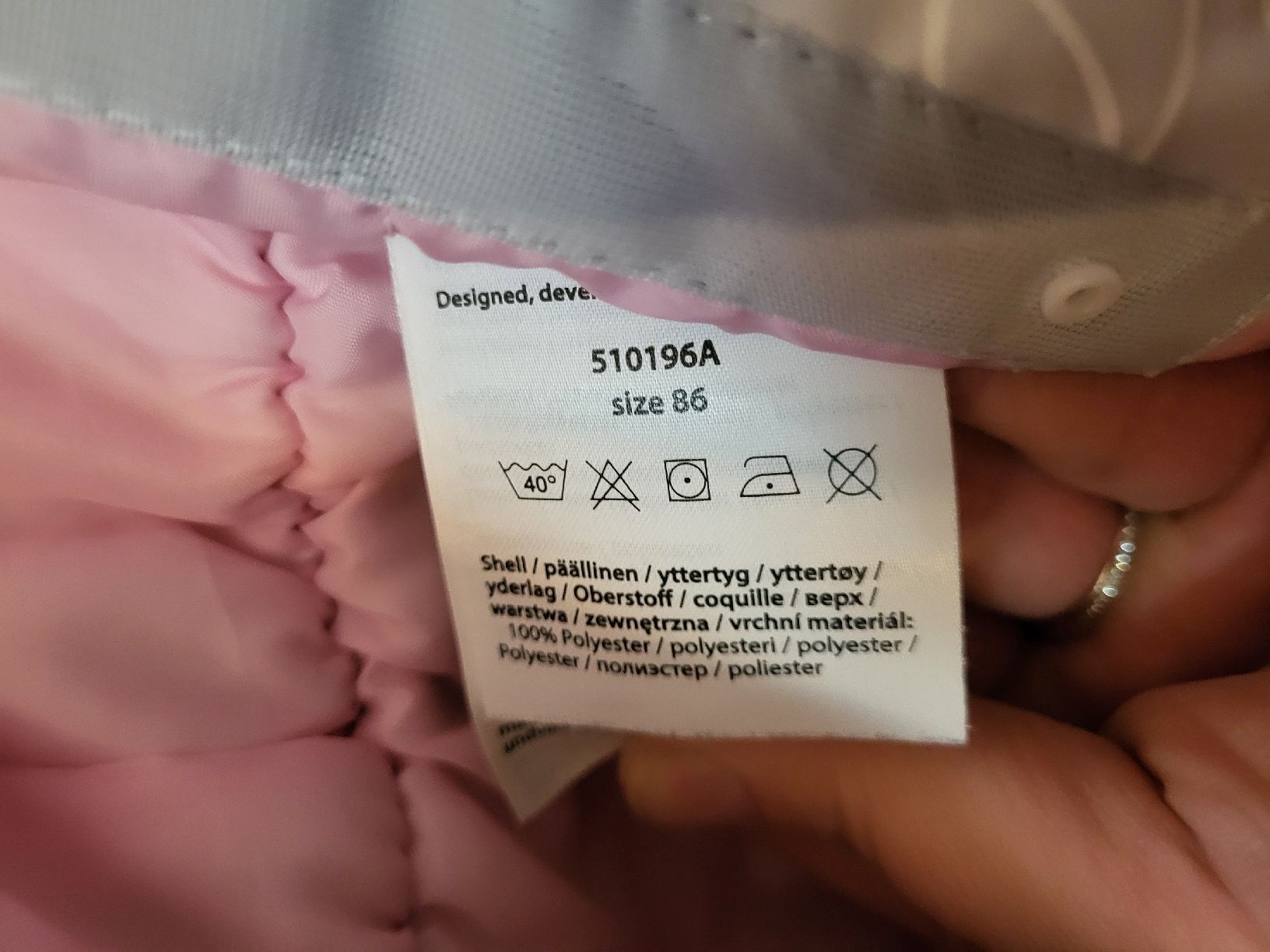 Reima Completi: Overall Reima mit Blumenmuster, Grösse 86 – Usato da Rottenschwil venduto da stejung 2