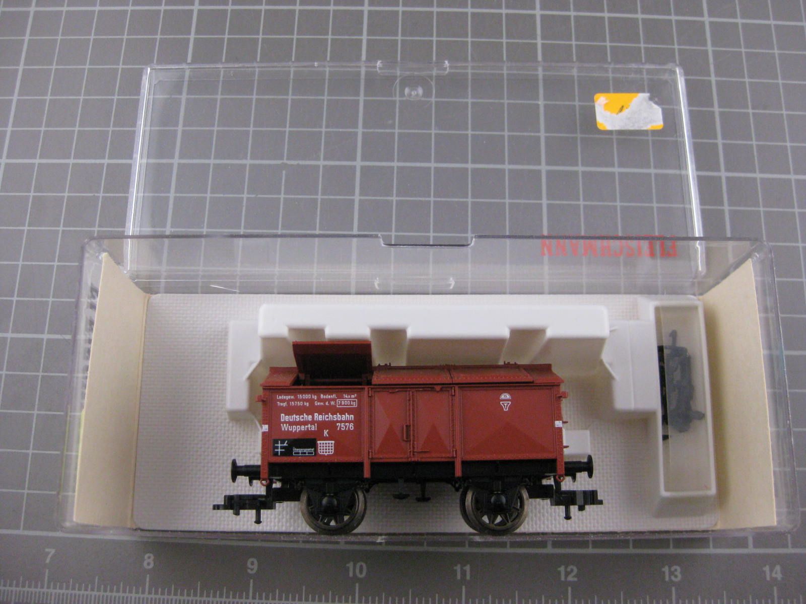 Fleischmann Modellini di ferrovie: Fleischmann 5213 DRG Klappdeckelwagen – Nuovo (secondo la descrizione) da Malters venduto da Marosko 4