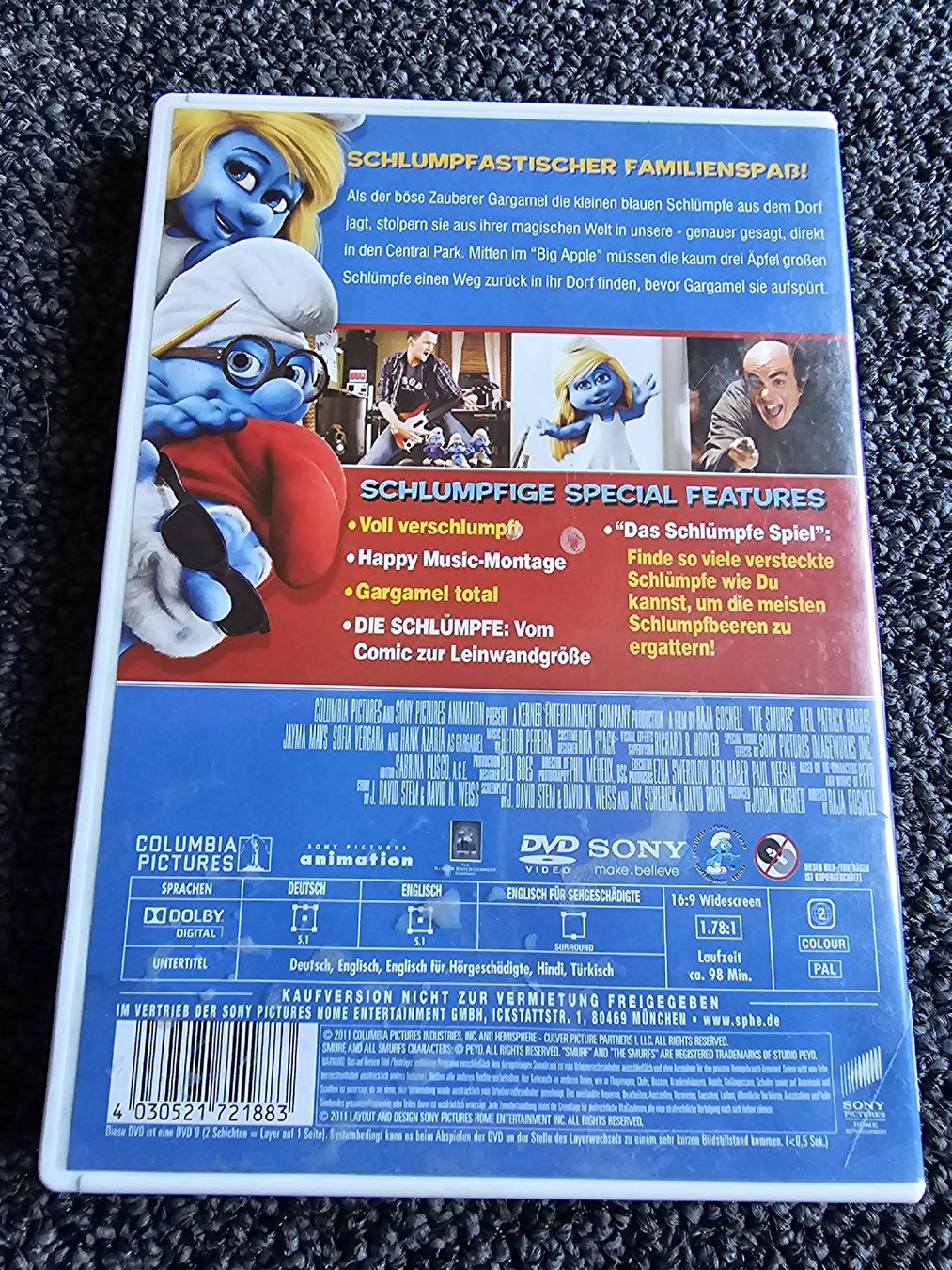 Tutti i DVDs: DVD Die Schlümpfe (19729) – Usato da Ruswil venduto da jan_bxl5 1