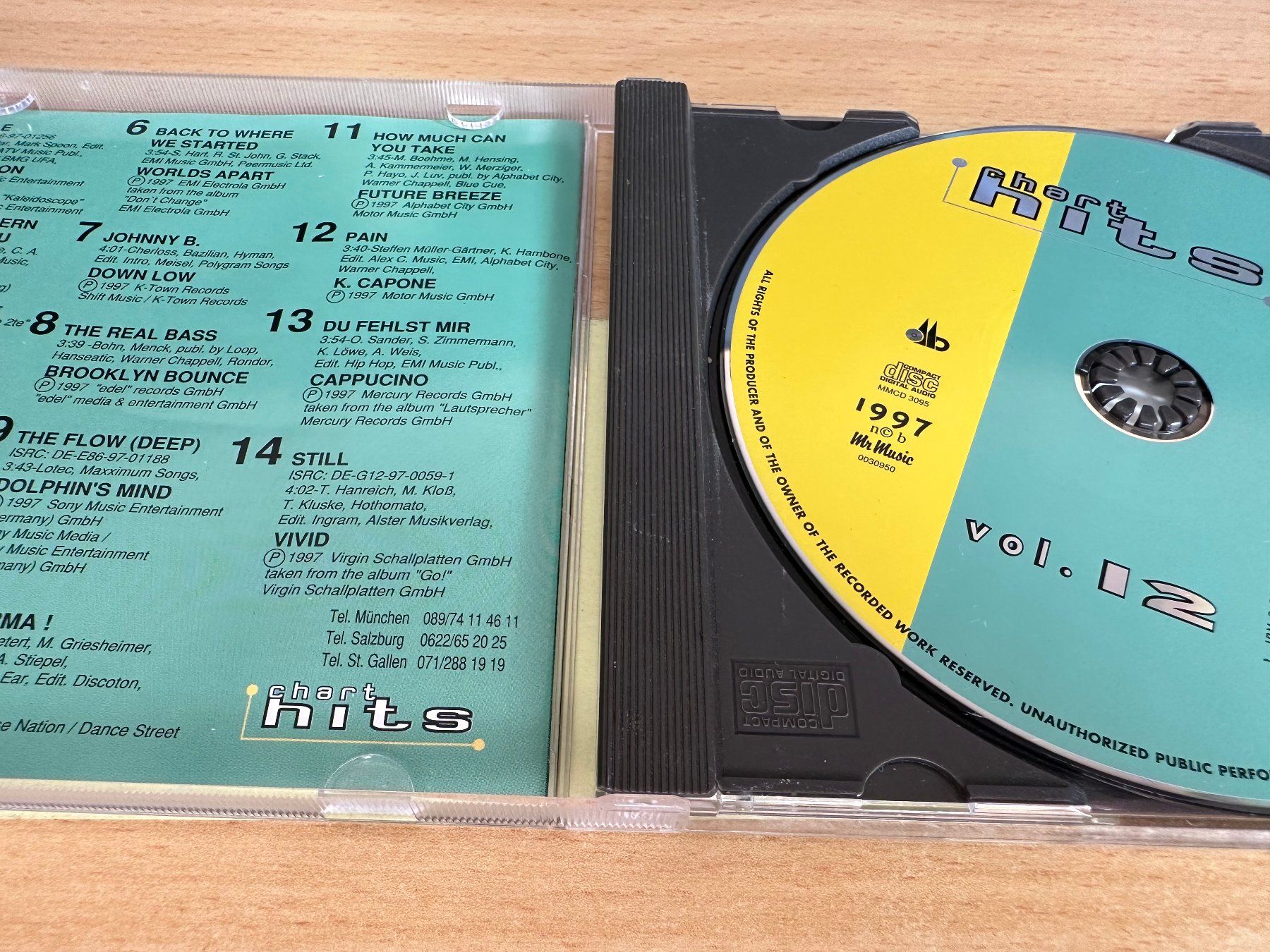 CD: Various – Chart Hits Vol. 12 1997 – Usato da Rikon im Tösstal venduto da Alpenmutz 2