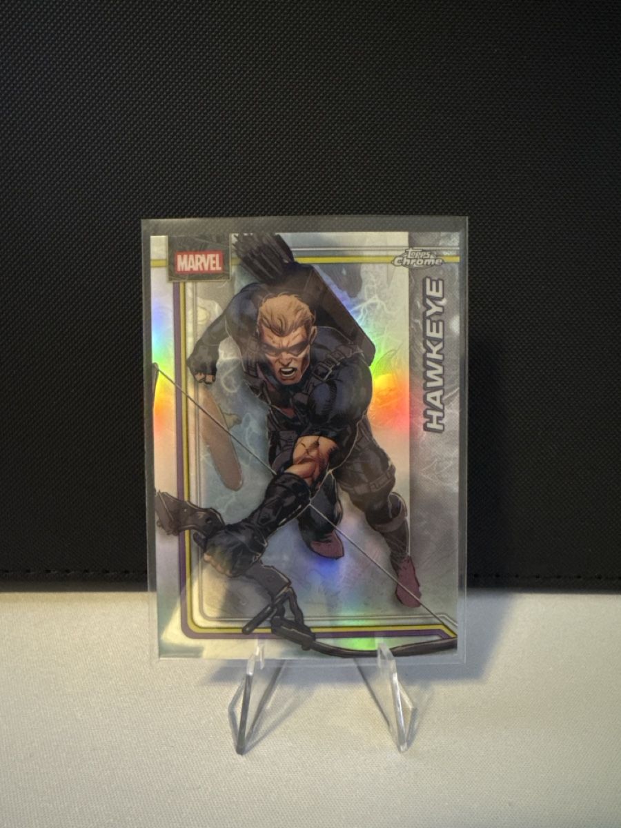 Topps Carte collezionabili: Topps Chrome Marvel Hawkeye Refractor – Nuovo (secondo la descrizione) da Dulliken venduto da alpi.cards
