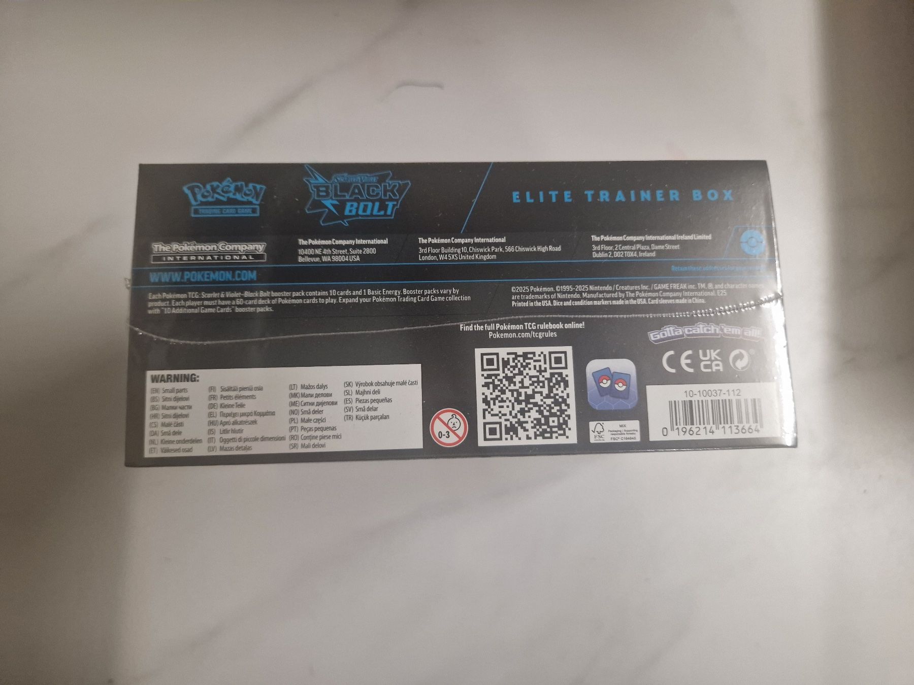 Pokémon Carte collezionabili: Pokémon Black Bolt ETB - EN Sealed – Nuovo e nell'imballaggio originale da Kallnach venduto da yinginho 5