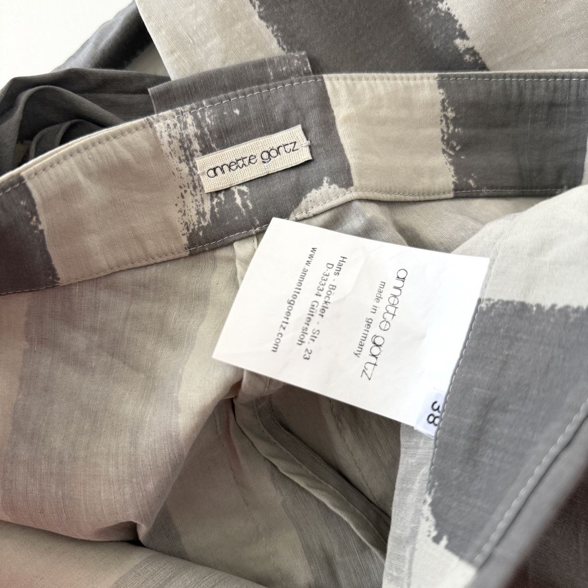 Annette Görtz Pantaloni: ANNETTE GÖRTZ Linen Pants – Nuovo (secondo la descrizione) da Emmen venduto da Avviivva_Com2023 5