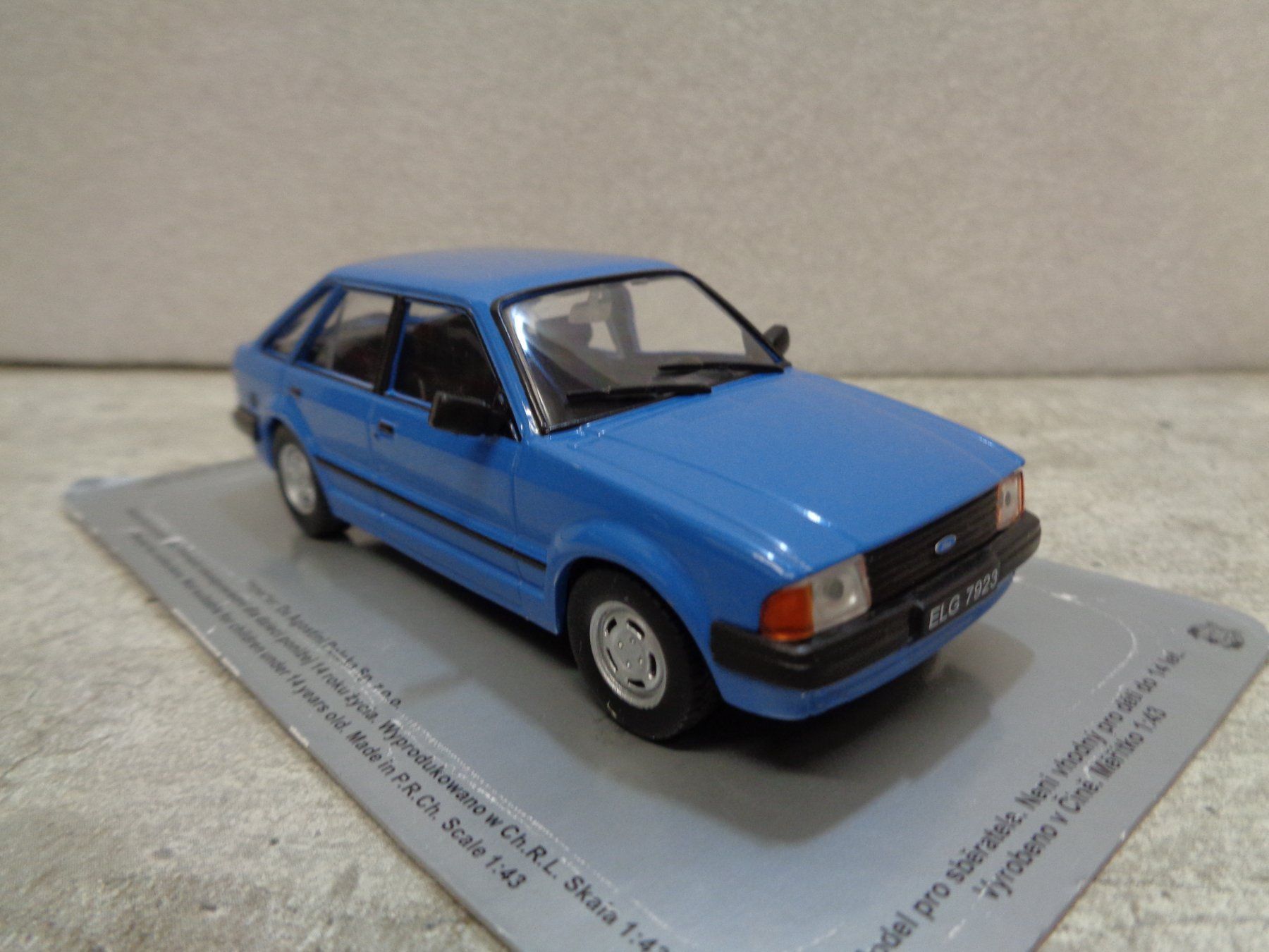 Ford Modellini d'auto: Ist 1:43 Ford Escort MK III – Nuovo e nell'imballaggio originale da Reconvilier venduto da rallycar 1