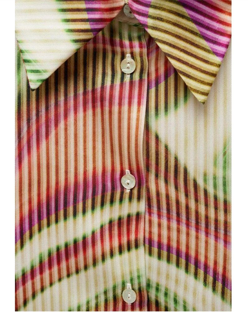 Mango Camicette: MANGO Hemdbluse Hemd Bluse Gr.L (38-40) – Nuovo (secondo la descrizione) da Rotkreuz venduto da beltraum 6