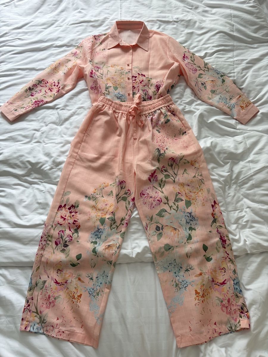 Kleiderpakete: Linen Blend Blouse & Pants [Freesize] – Neu (gemäss Beschreibung) aus St.Josefen von lop_lh8d 3