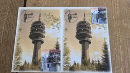 2015 2x  FDC Vollstempel Maximumkarte auf Ganzsache TdB