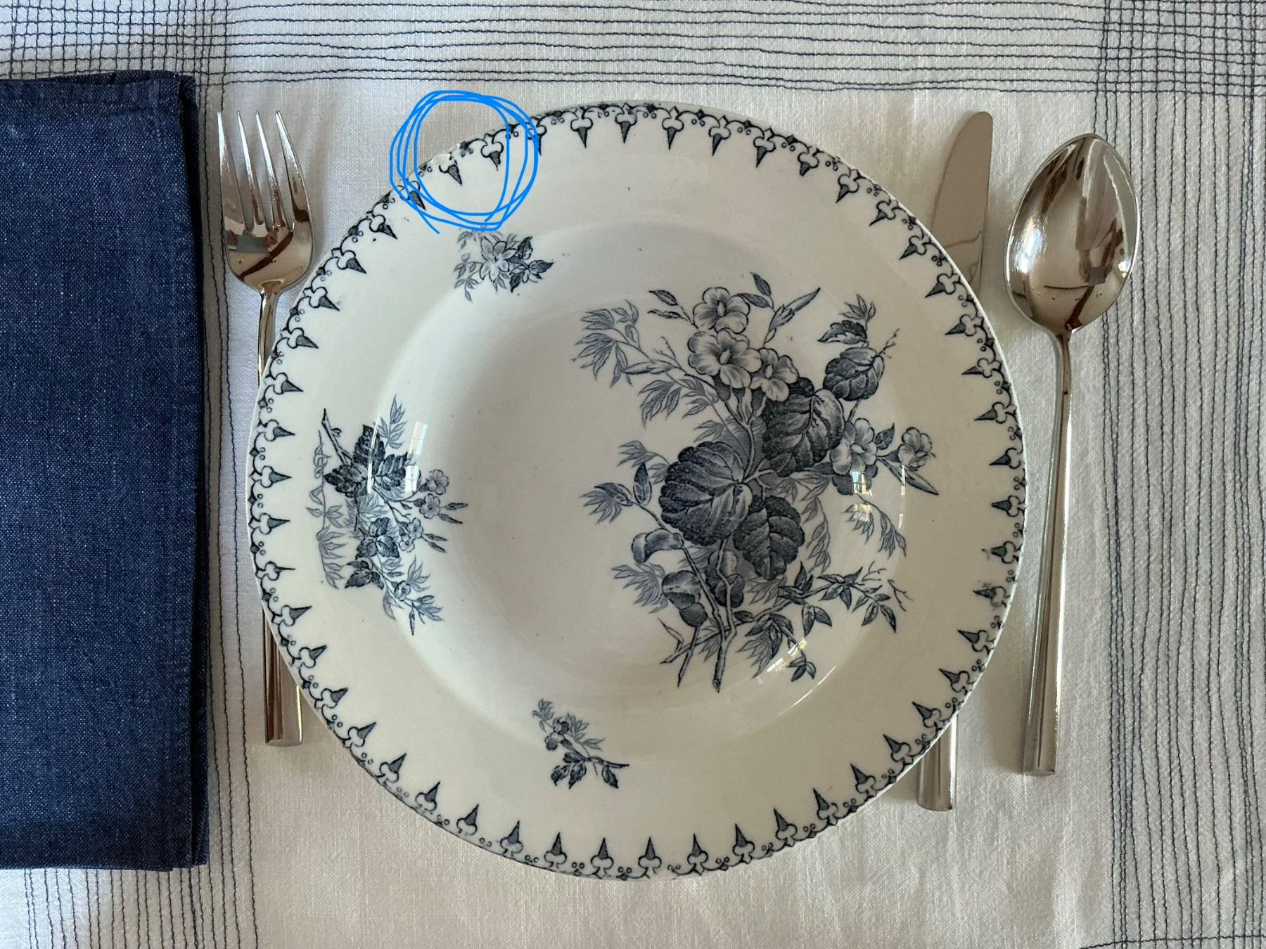 Teller: 9 Suppenteller Sarreguemines FLORE – Gebraucht aus Cormondrèche von fra_gn5t 7