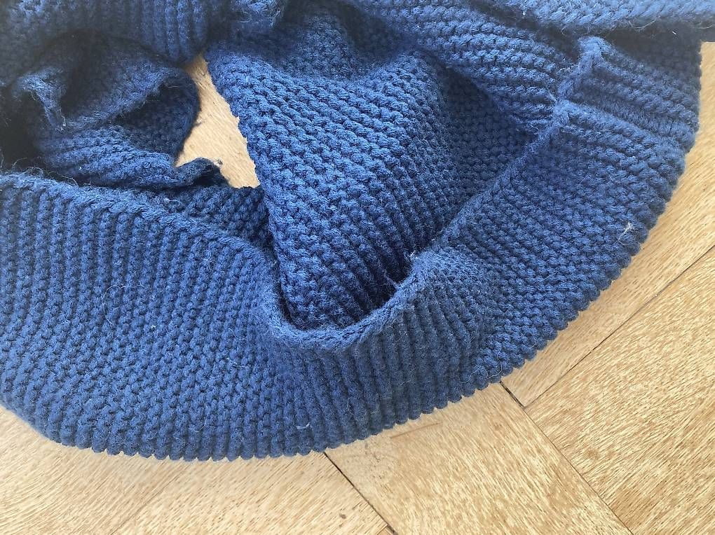 Foulards, Tücher & Schals: Blauer Rundschal – Gebraucht aus Bern von tan_2rrh 1