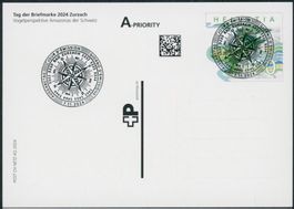 2024 - Tag der Briefmarke - Karte - Ersttag Voll Stempel ET