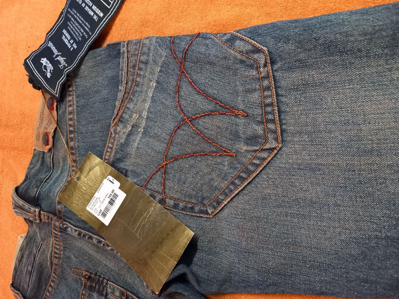 Jeans: Tough Designer Jeans Gr.31 – Neu und originalverpackt aus Hochwald von motowear-secondhand 2