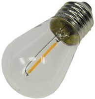 Ersatz-Lampe Filament E27 12V DC / 0,8W (nicht 220V) 2700K