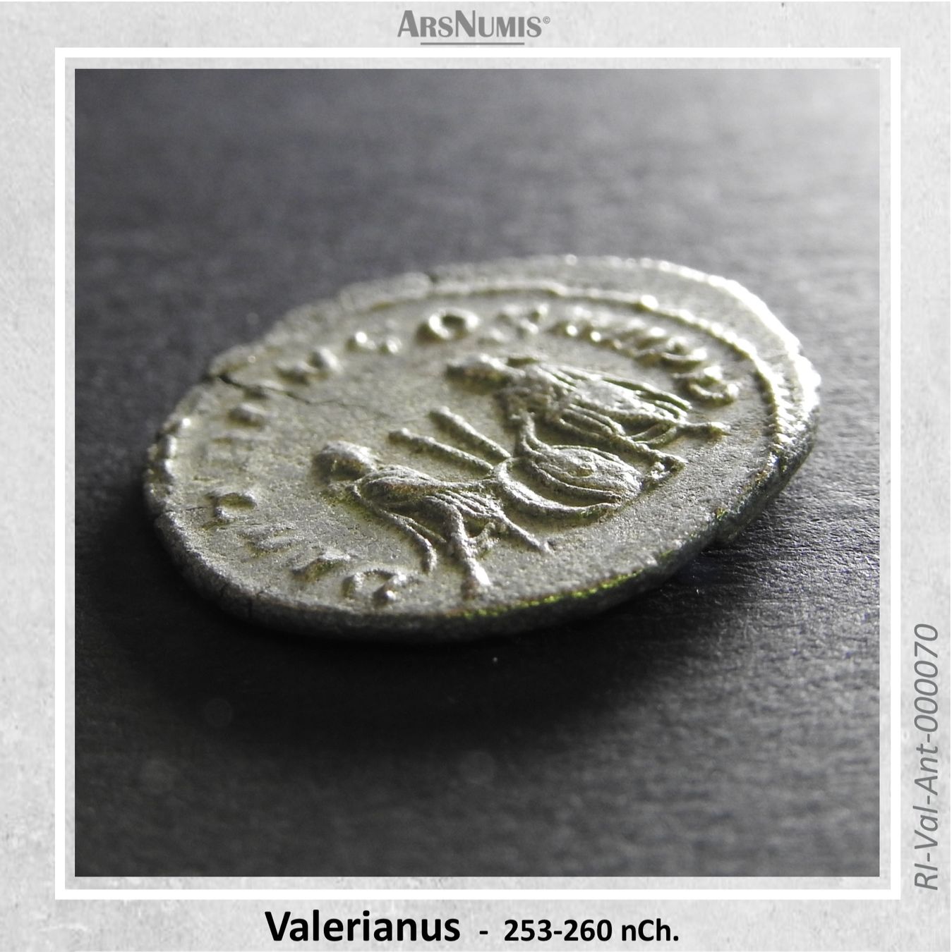 Alle Münzen: Römische Silbermünze - Valerianus – Gebraucht aus Oberwil b. Zug von ArsNumis 1