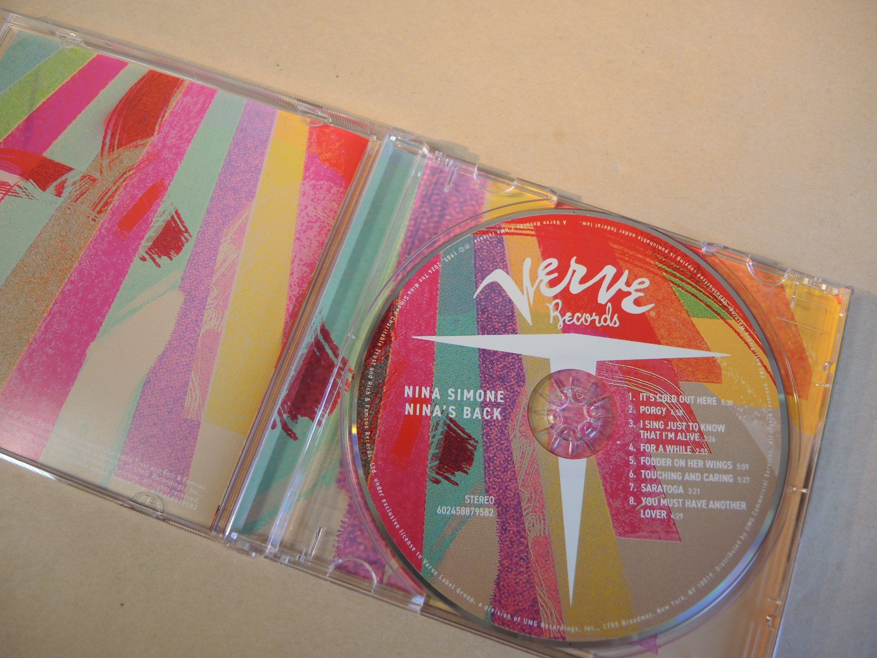 CD: Nina Simone - Nina's Back  CD  Verve Records – Usato da Rorschach venduto da maeck8 1