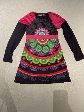 Desigual Kleid bunt Langarm Mädchen