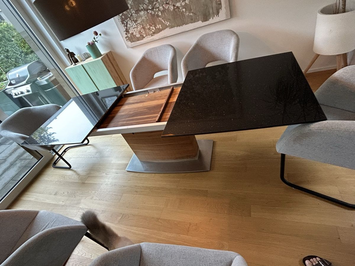 Musterring Tischgruppe: Musterring Granite Dining Table – Gebraucht aus Riehen von ser_zdw7 5