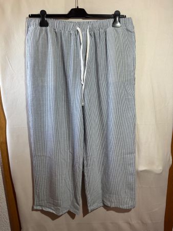 Blau weiss gestreifte Hose von Chicoree Gr. XL