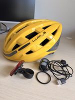 Lumos Helmet with Remote and Accessories