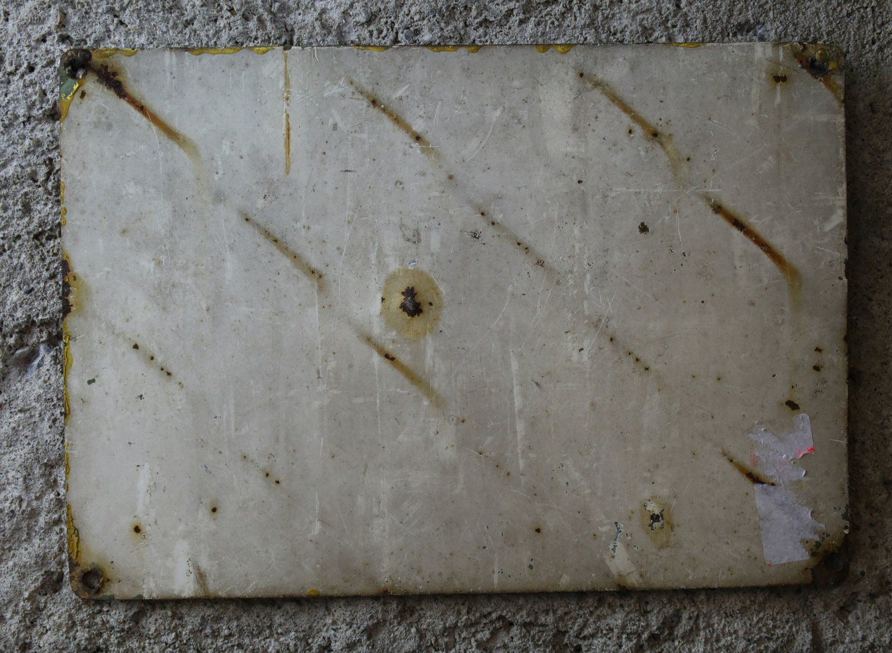 Insegne: Blechschild, Hinweisschild "Turnen auf eigene Gefahr" – Usato da Birrwil venduto da brandschatz_birrwil 2