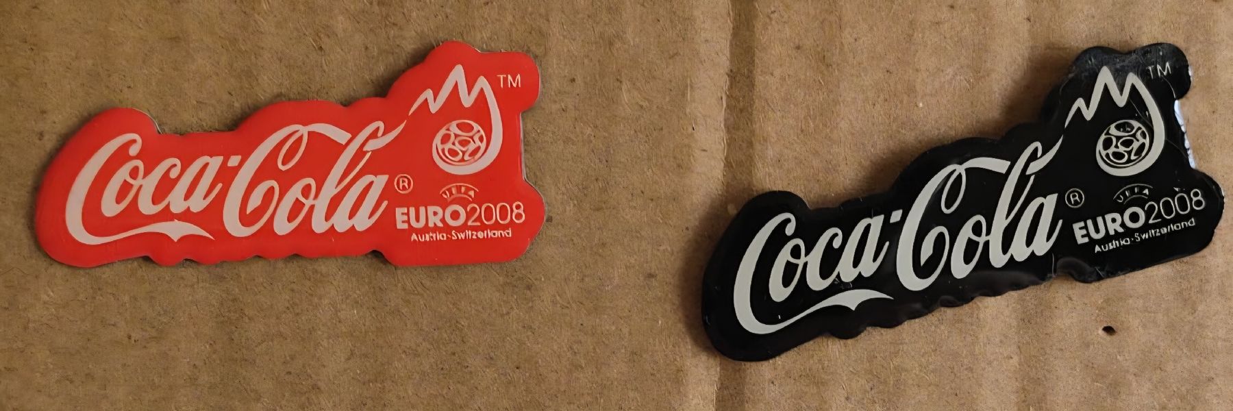 Coca-Cola Plaketten & Abzeichen: Coca Cola Euro 2008 Pins – Gebraucht aus Luzern von Luzern_Energy 2