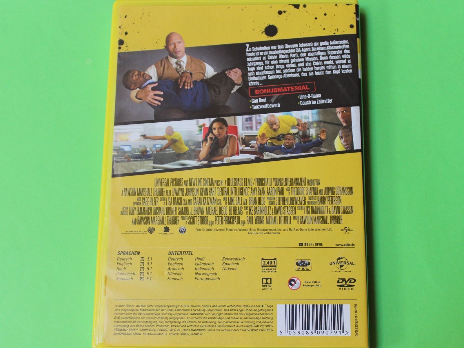 Tous les DVDs: CENTRAL INTELLIGENCE mit Dwayne Johnson DVD – D'occasion à Tübach par JamesStone 3