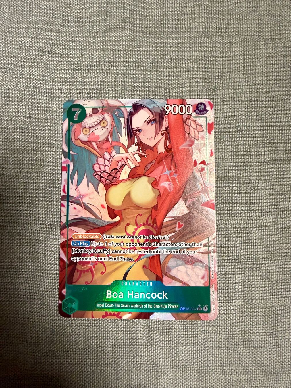 Bandai Carte collezionabili: One piece Boa Hancock OP16-032 – Usato da Dübendorf venduto da Imtsch