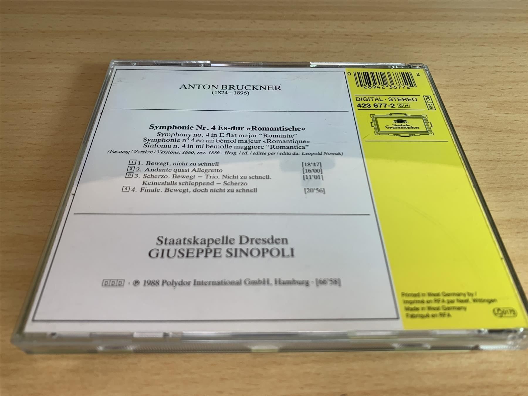 CD: Bruckner - Symphony No. 4 – Usato da Rikon im Tösstal venduto da Alpenmutz 1
