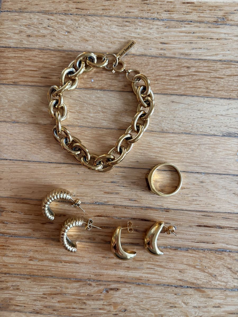Altri gioielli: Schmuck-Set: Armband, Ring & 2 Ohrringe – Usato da Allschwil venduto da ja_