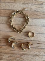 Schmuck-Set: Armband, Ring & 2 Ohrringe