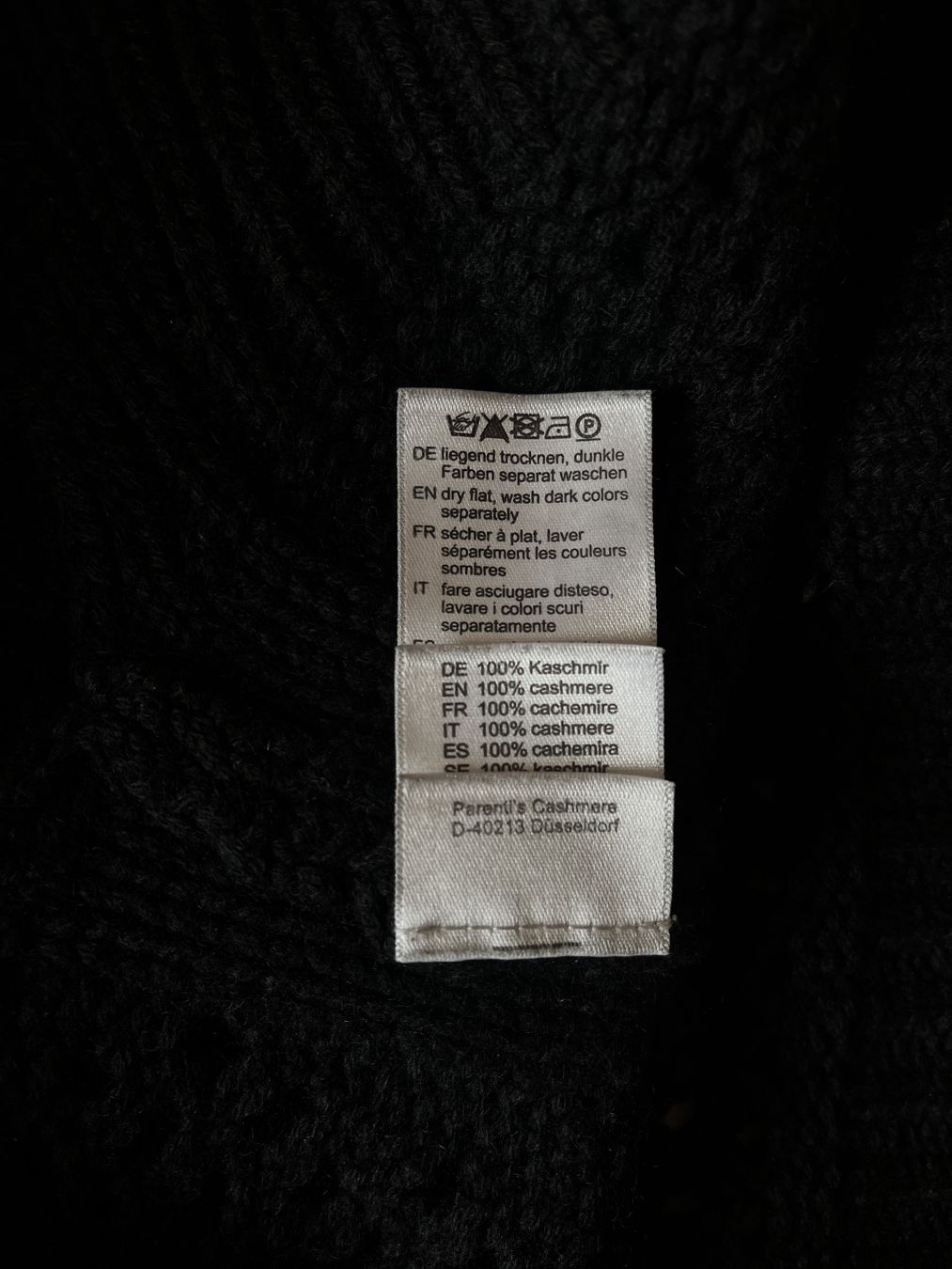 Maglioni & Felpe: Parentis Pullover 100% Kaschmir Schwarz Gr. S – Usato da Zürich venduto da bretxo 6