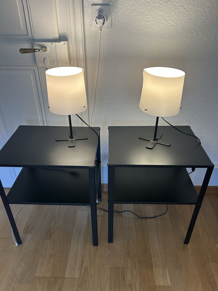 Ikea Comodini: Nachtschränke mit Lampen – Nuovo (secondo la descrizione) da Biel/Bienne venduto da sop_sl7f
