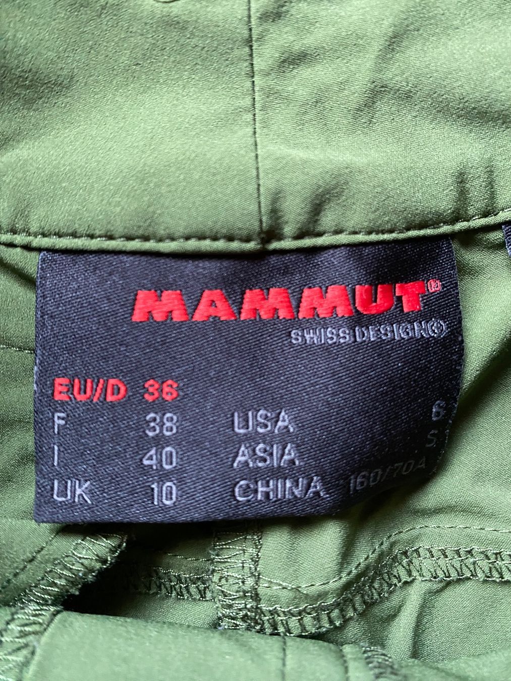 Mammut Hosen: MAMMUT Wanderhose Gr. 36 – Gebraucht aus Würenlingen von lori59 2