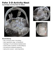 Fehn 3D-Activity-Nest – Weicher Spielbogen mit 5 abnehmbare