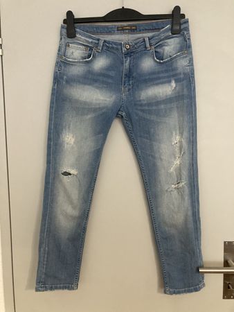 Pull&Bear Jeans, hellblau, destroyed, Grösse 30, Top! (50)