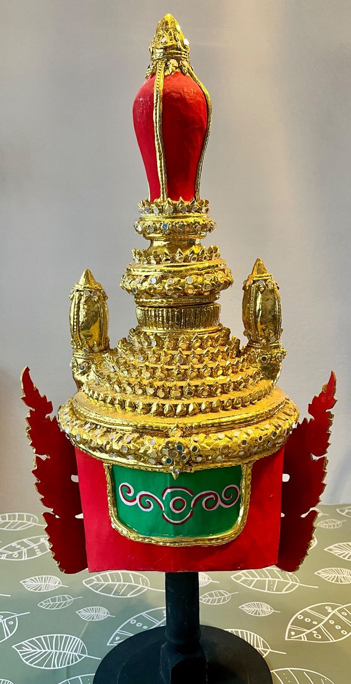 Tutte le decorazioni: Thai Khon Maske Deko / Farbe Rot – Usato da Uffikon venduto da san123day 6