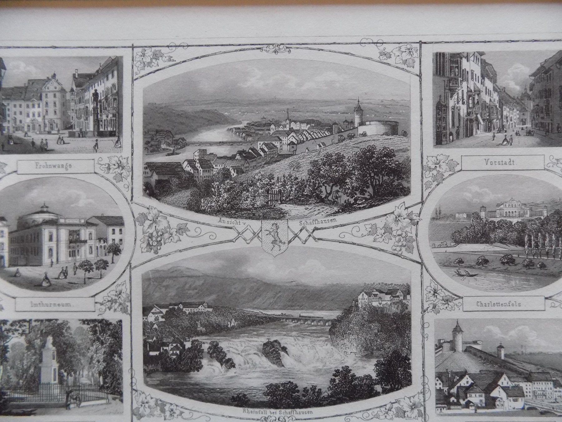 Stiche: Schafhausen Souvenirblatt Passepartout – Gebraucht aus Risch von Rischli15 1
