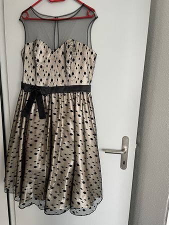 Cocktailkleid mit Tüll Gr. 48