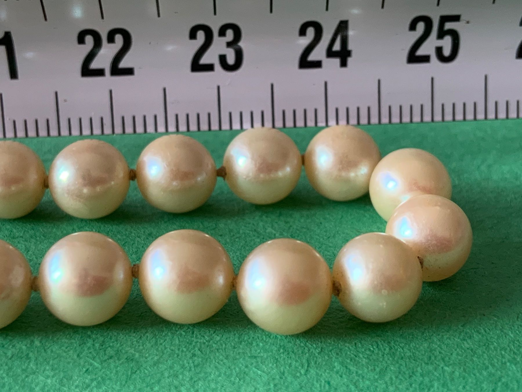 Perle (finte): Perlenkette weissgoldverschluss 14 K – Usato da Laufen venduto da belleskulptur 5