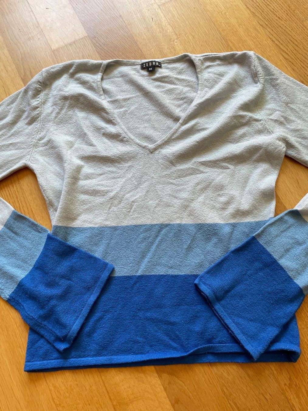 Zebra Maglioni & Felpe: Zebra Strickpulli blau Blockstreifen M – Usato da Bern venduto da brup 3