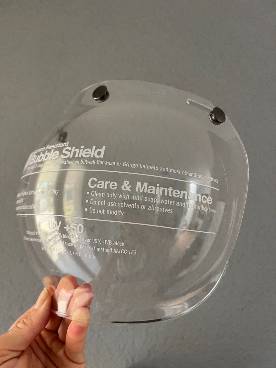 Biltwell Helme & Visiere: Biltwell Bubble Shield klar – Neu und originalverpackt aus Muri b. Bern von michellew23 2