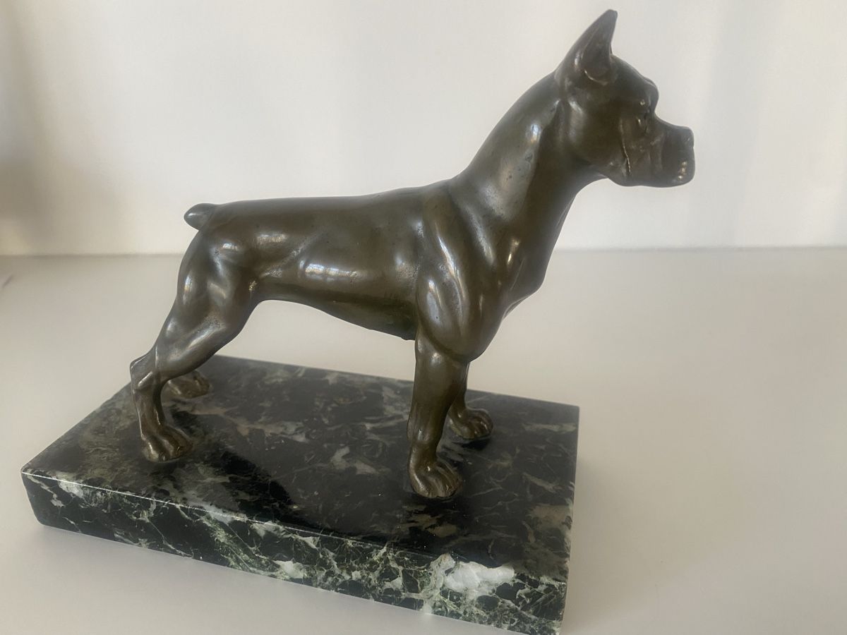 Sculture & Statue: Bronze Boxerhund  – Usato da Buochs venduto da Chreschte2 4