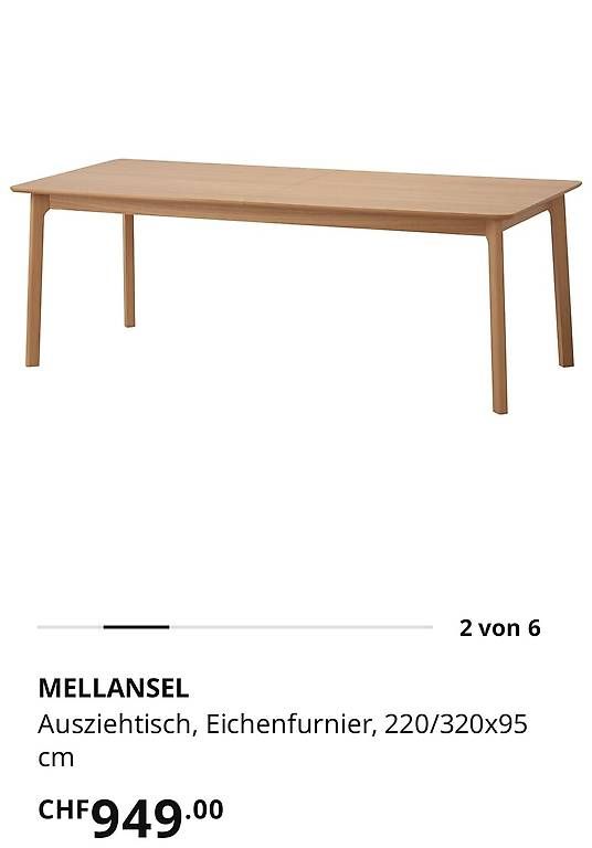 Tische: Esstisch MELLANSEL – Gebraucht aus Balterswil von SarahL14 4