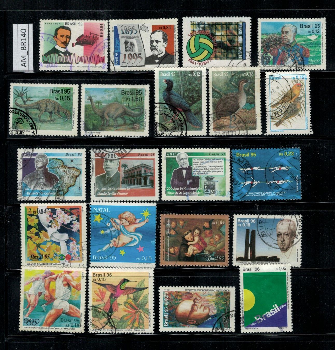 Tutti i francobolli: Brasilien 1995, AM_BR140 – Usato da Erlenbach ZH venduto da panstamps