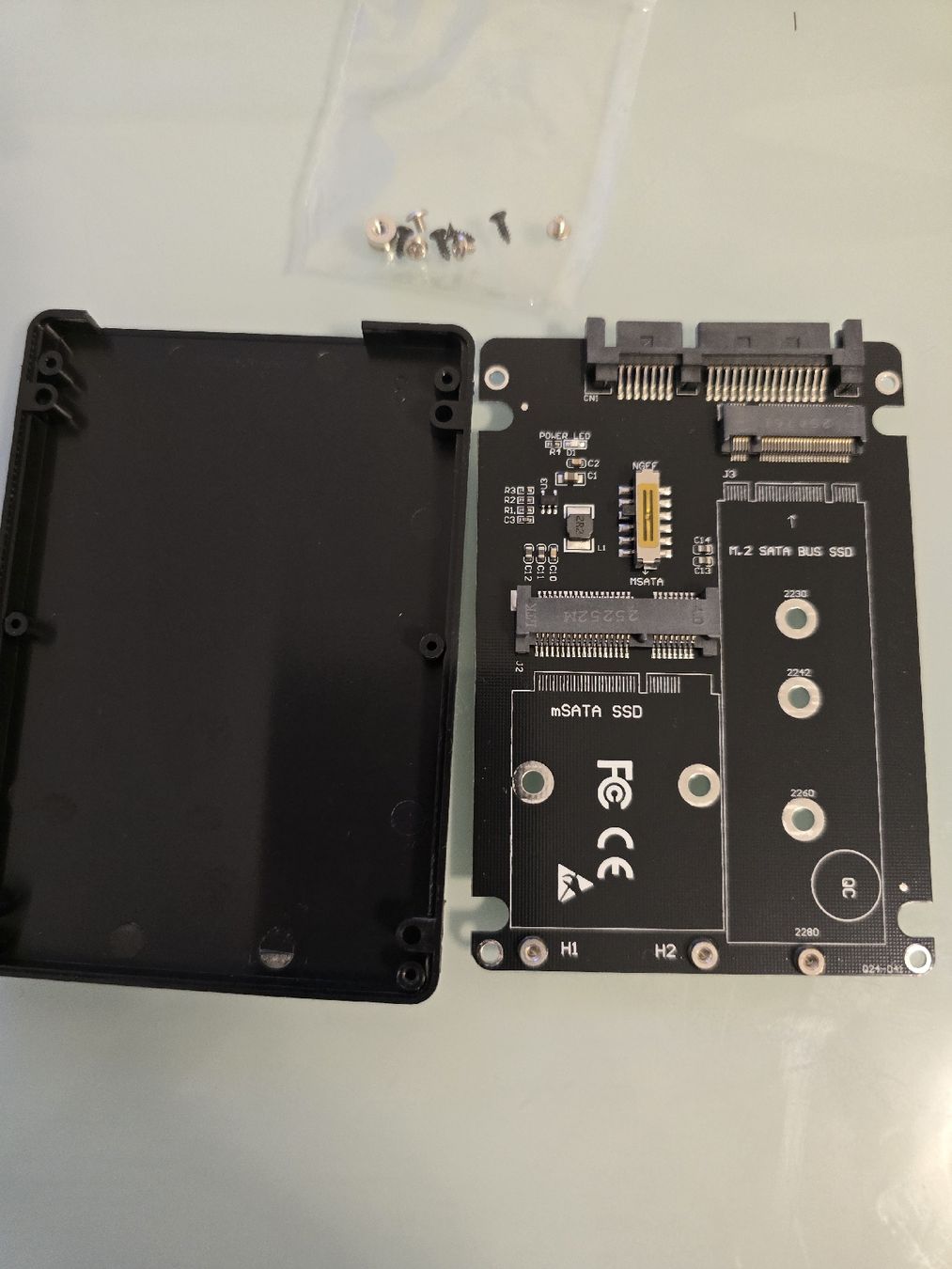Laufwerke & Adapter: Adapter SSD M2 mSATA Adapter mSATA SATA Konverter – Neu und originalverpackt aus Winterthur von Bole.sd 1