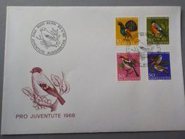 1968, FDC,Pro Juventute,Serie