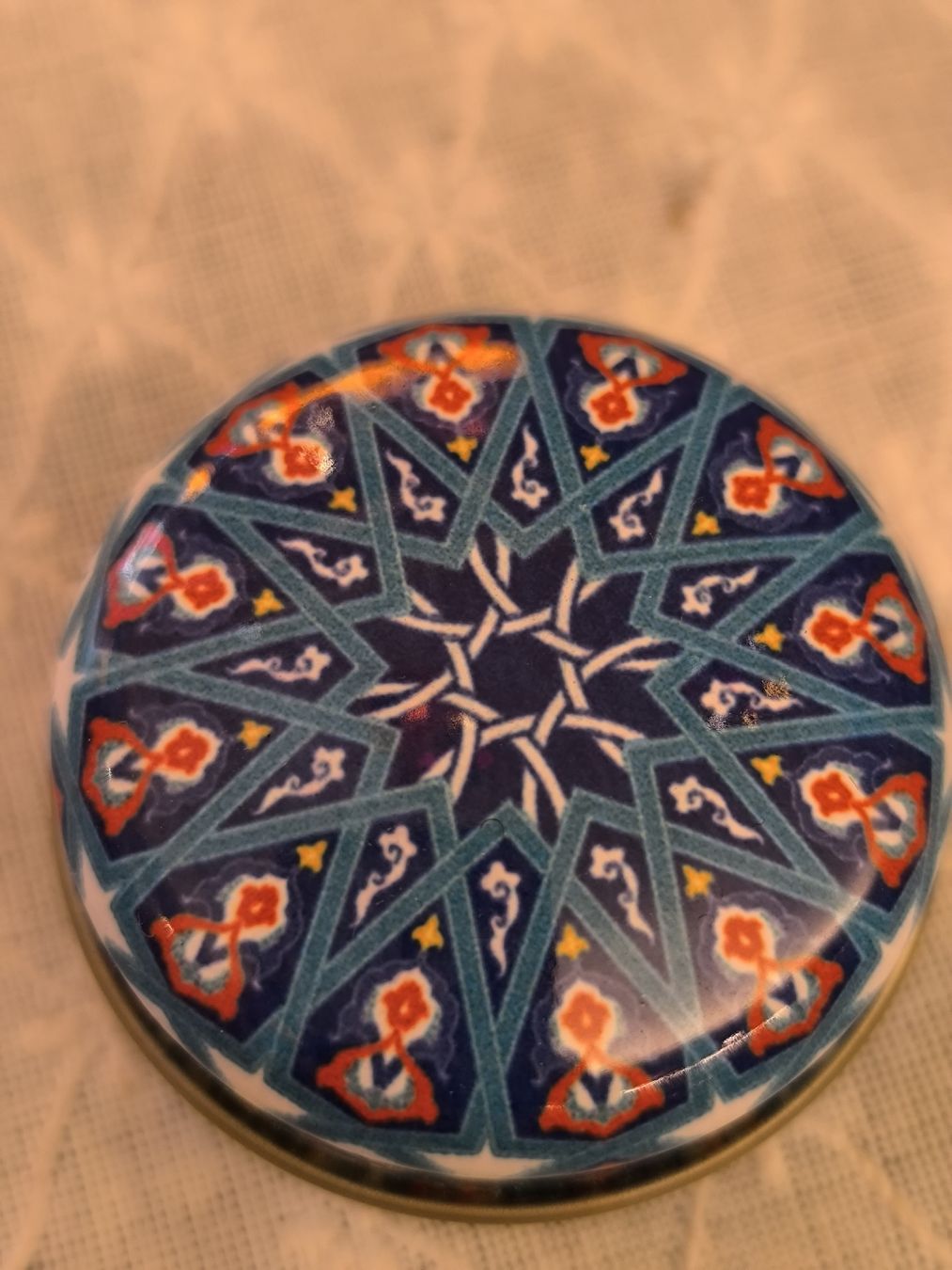 Tutte le decorazioni: Dekorative Dose mit orientalischem Muster, Vintage Style – Nuovo (secondo la descrizione) da Zürich venduto da gobel 2